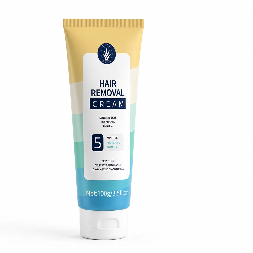 Depilatory Cream Painless Fast-Acting Aloe Vera & Vitamin E