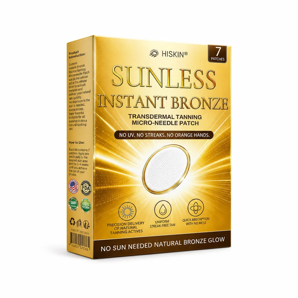 Tanning Microneedle Patch Peptide Activated Gradual Bronze