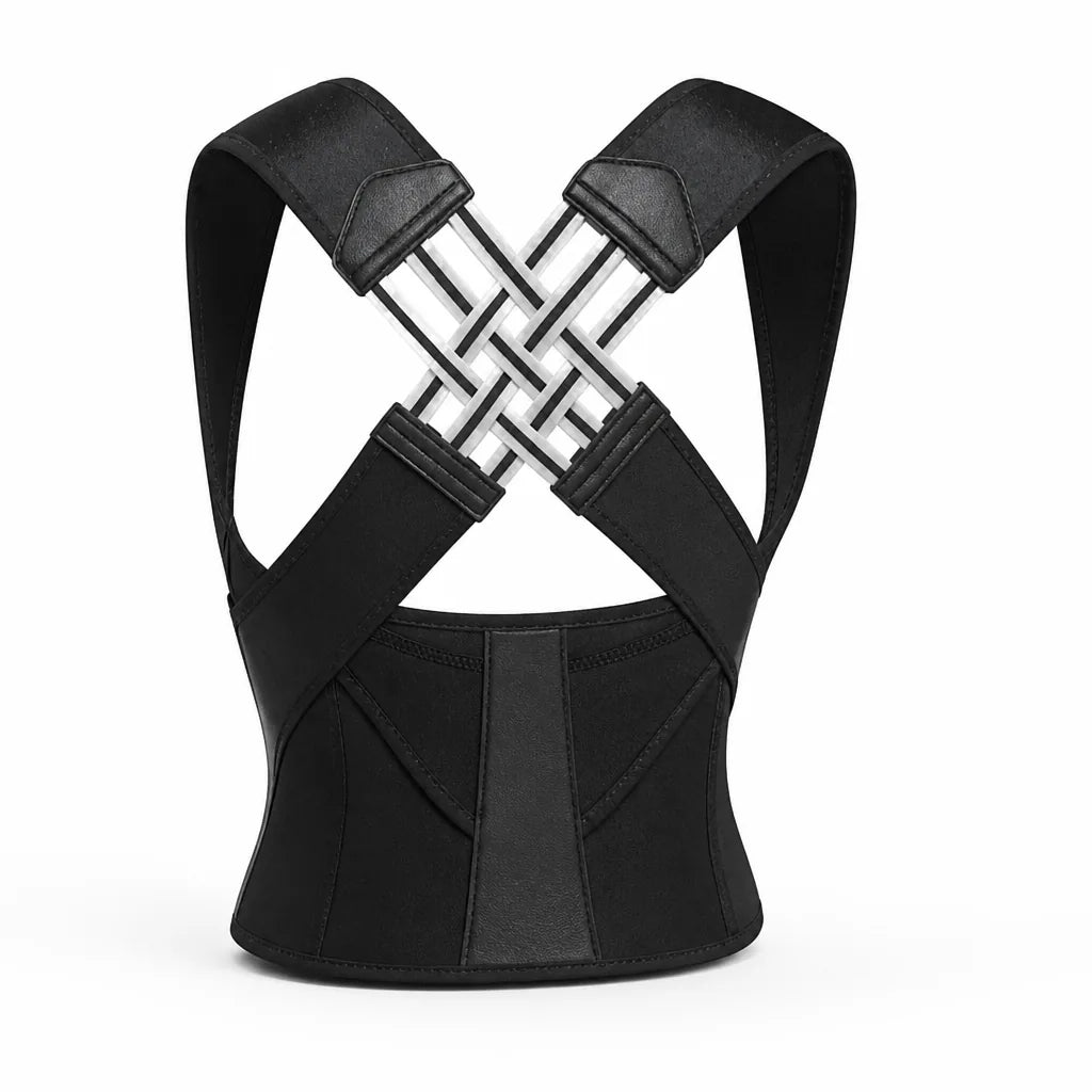 Posture Corrector Adjustable Support & Breathable Comfort