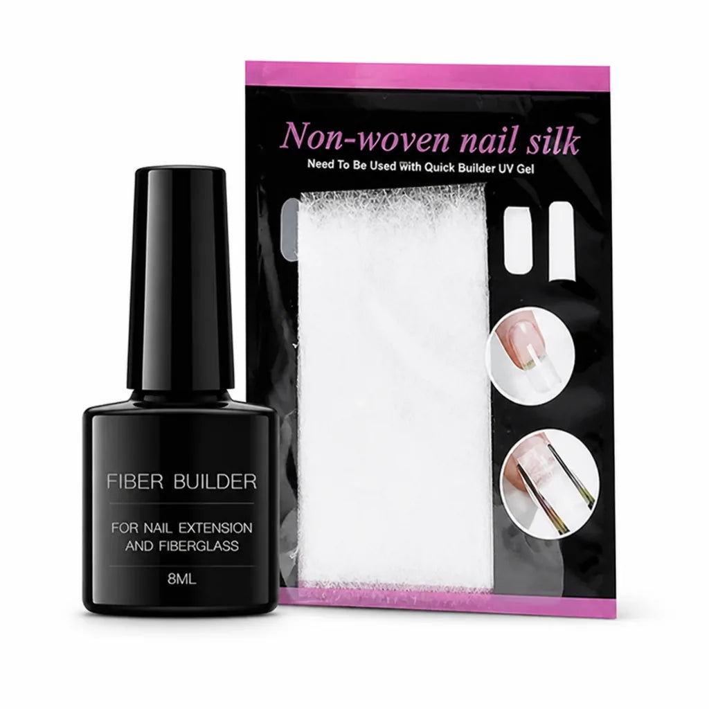 Nail Extension Kit Lightweight Fiberglass Set of 10
