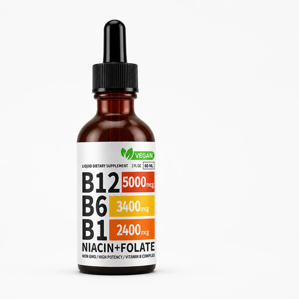 B-Complex Liquid Drops 5-in-1 Energy & Focus