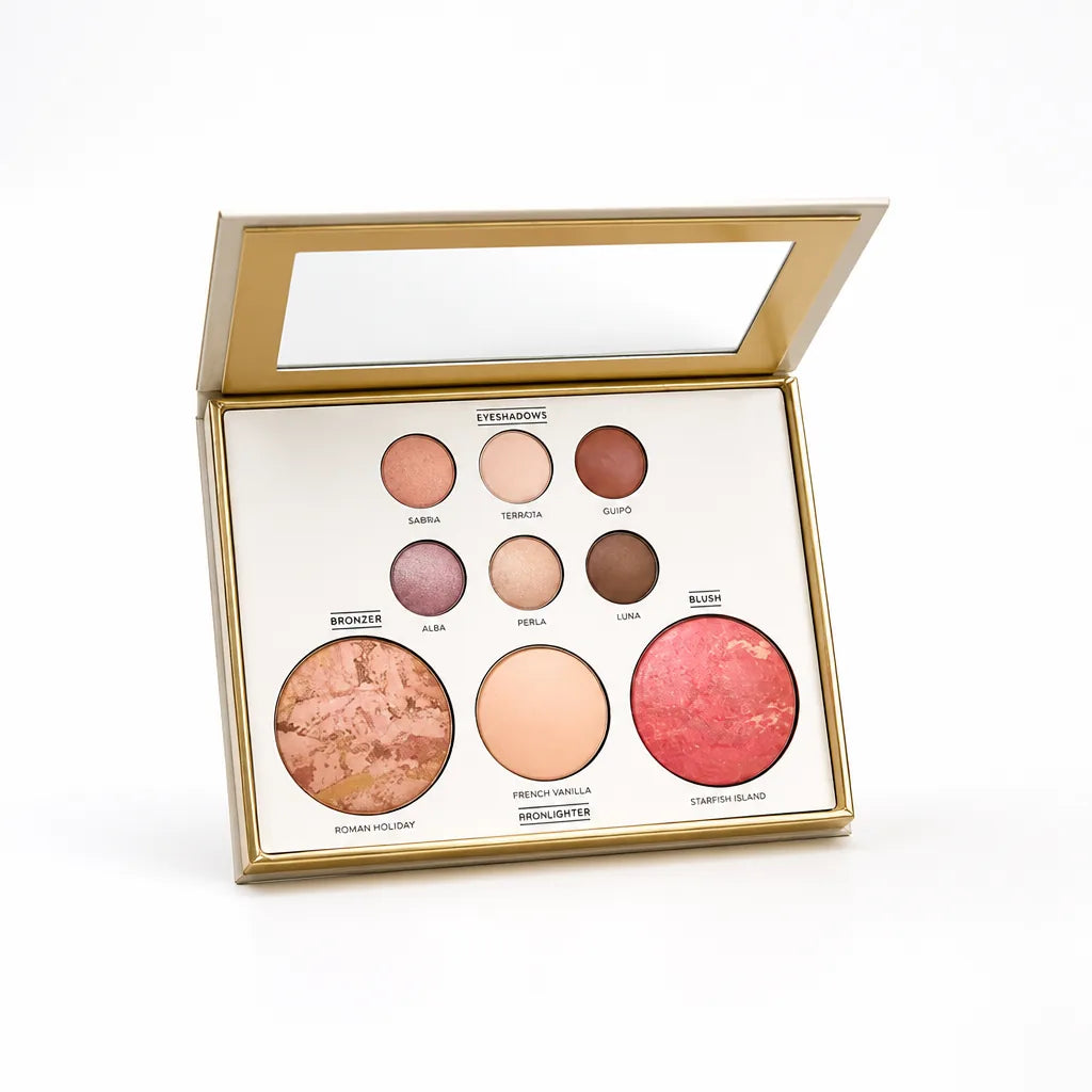 Baked Makeup Palette Mineral 12-Hour Wear