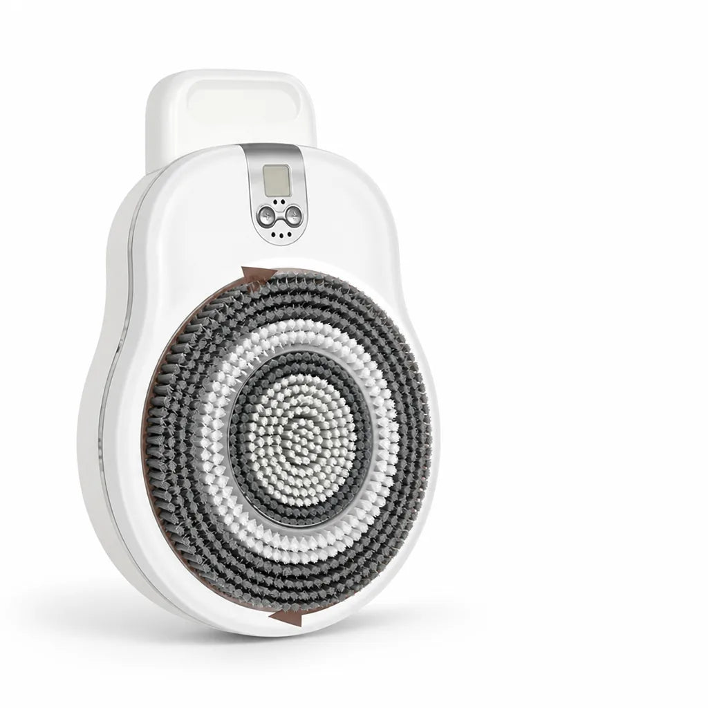 Electric Shower Brush Rotating Exfoliating & Massaging 3 Heads