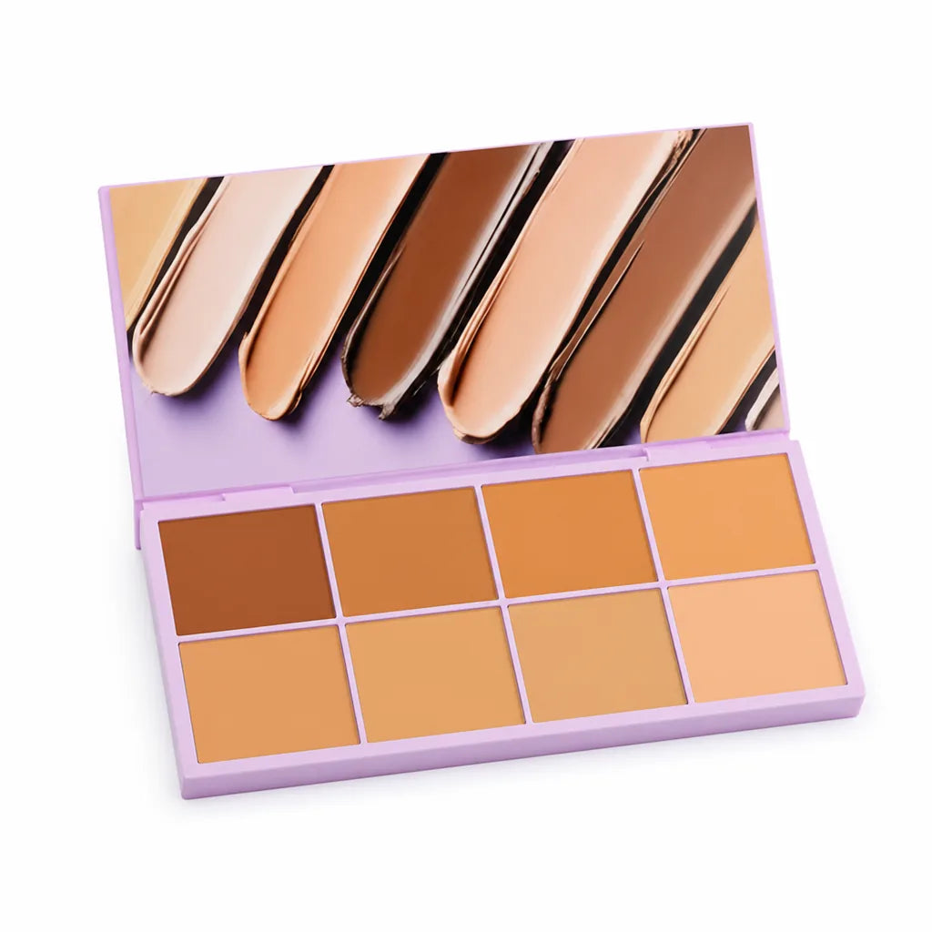 Concealer Palette 8-Shade Buildable Cream Waterproof Matte