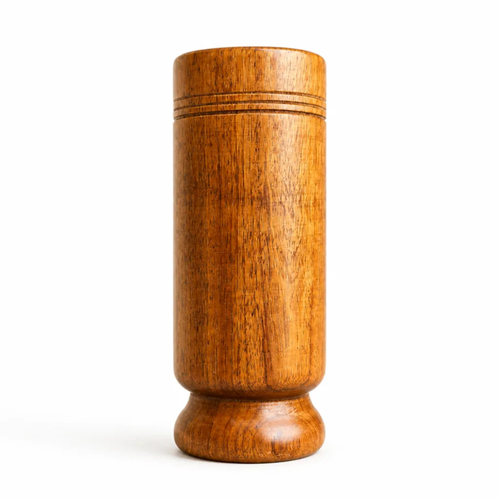 Wooden Tumbler Natural Vijaysar Wood Handcrafted Reusable