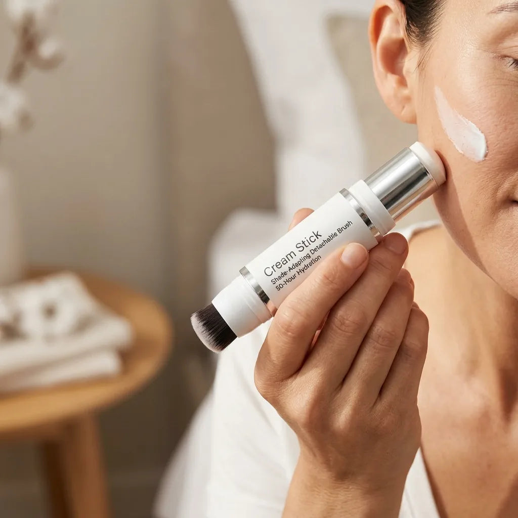 Cream Stick Shade-Adapting Detachable Brush 50-Hour Hydration