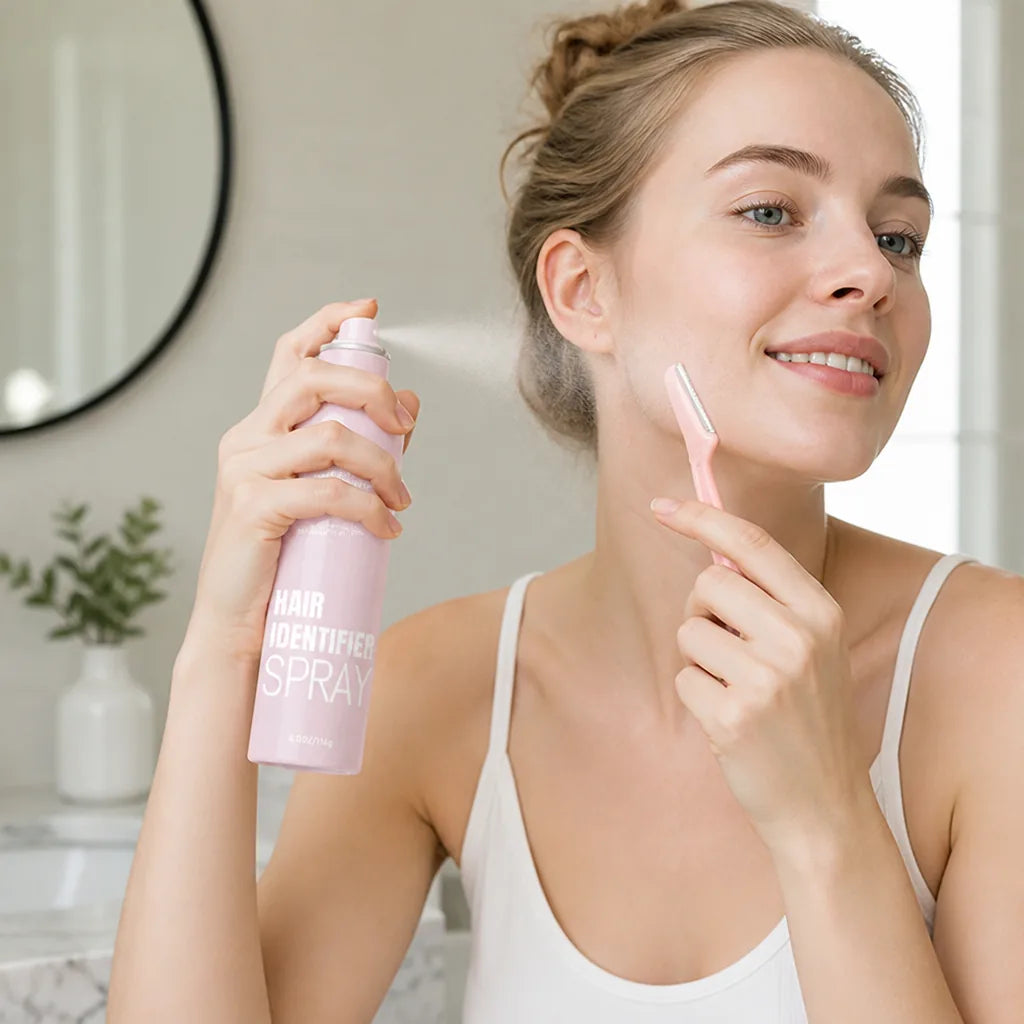 Shave Spray Highlights Fine Hair Cooling & Irritation-Free