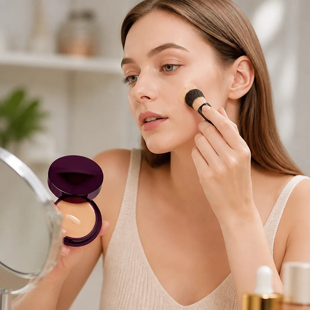 Concealer Full Coverage Hydrating & Brightening With Brush