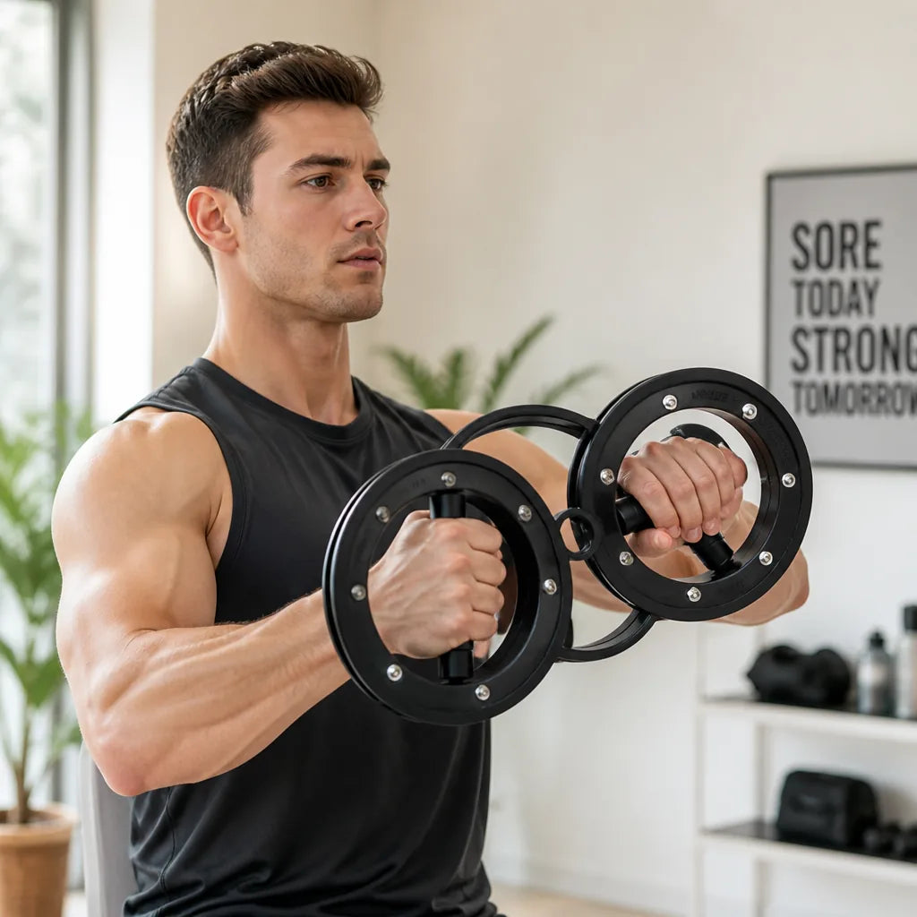 Rotational Trainer 360-Degree Rotating Grips Adjustable Resistance