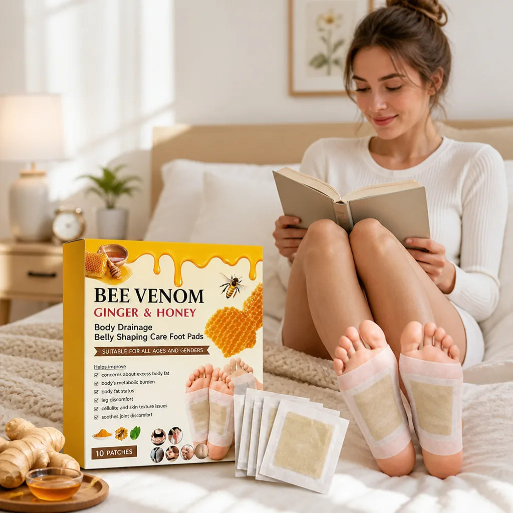 Overnight Foot Patches Bee Venom & Botanical 10 Pack