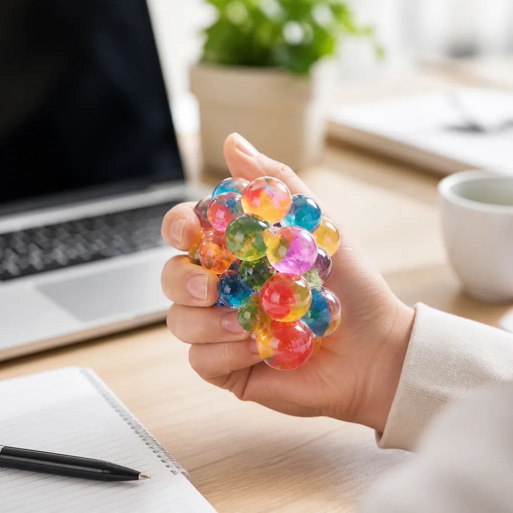 Stress Ball Rainbow Kaleidoscope Non-Toxic & Odor-Free