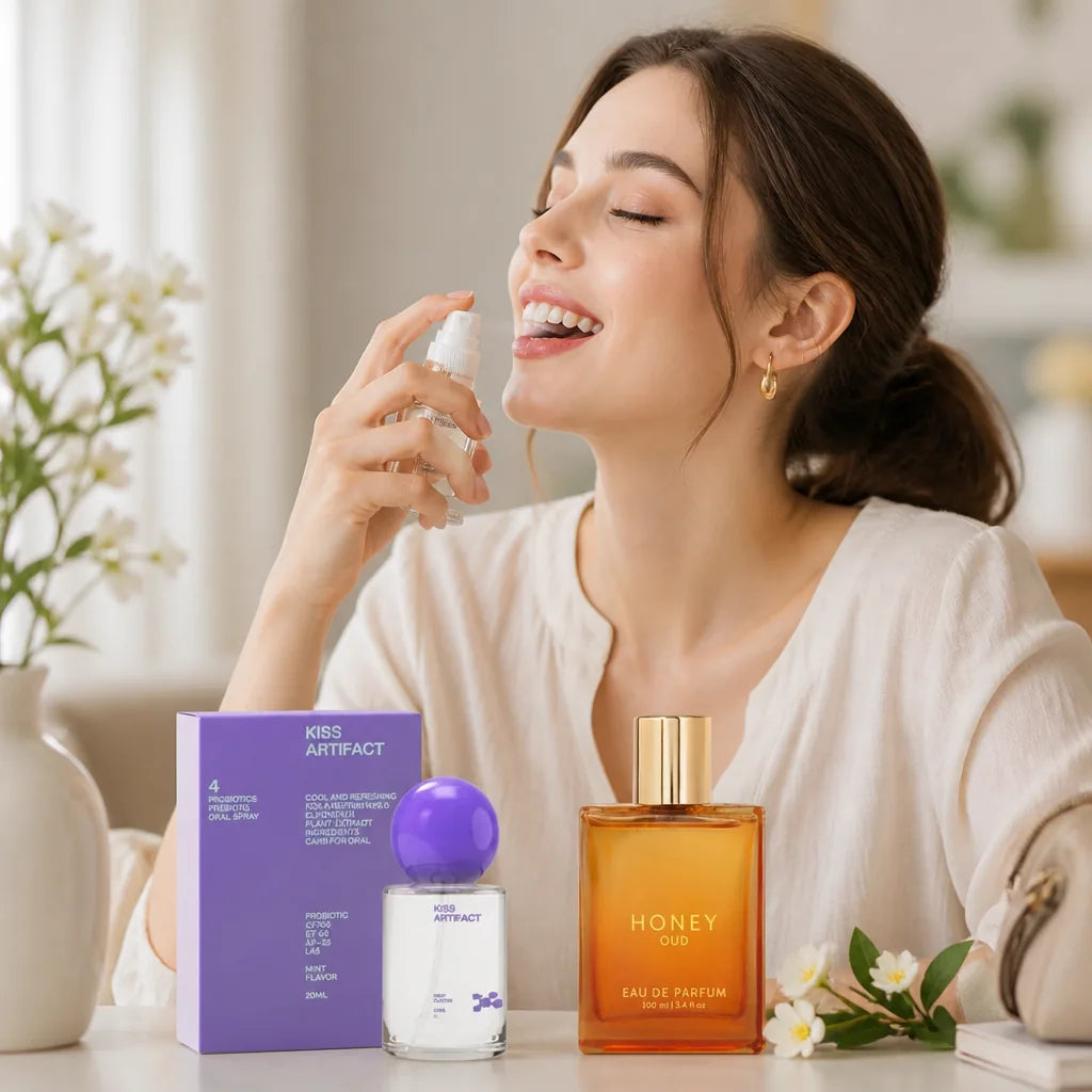 Oral Spray & Eau de Toilette Set Probiotic Alcohol-Free