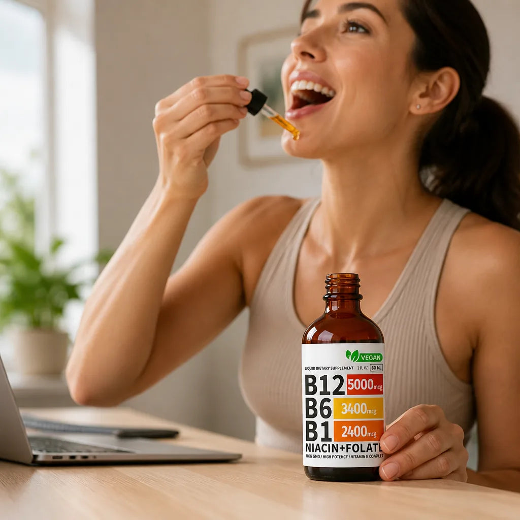 B-Complex Liquid Drops 5-in-1 Energy & Focus