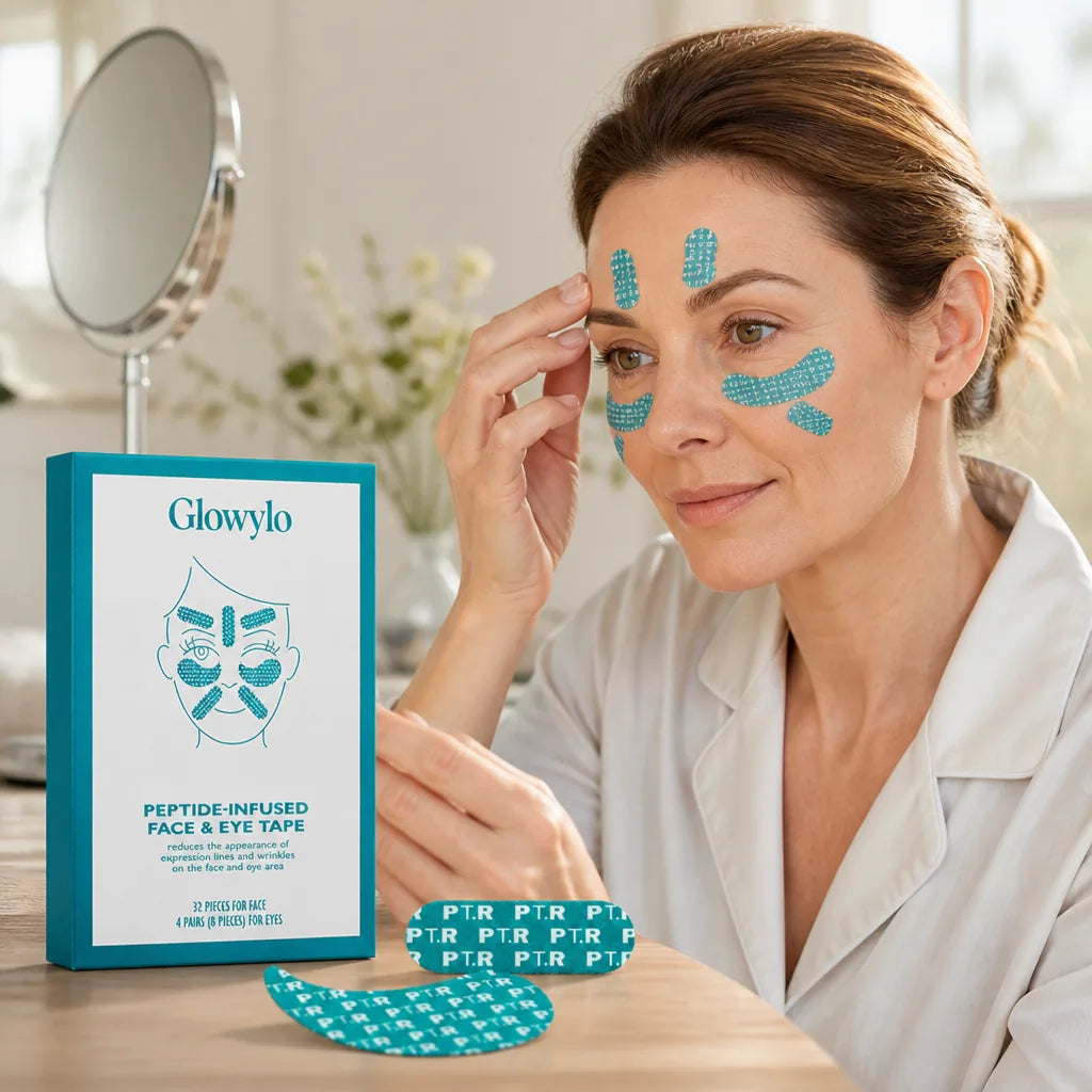 Facial Tape Set Peptide-Infused Overnight Face & Eye
