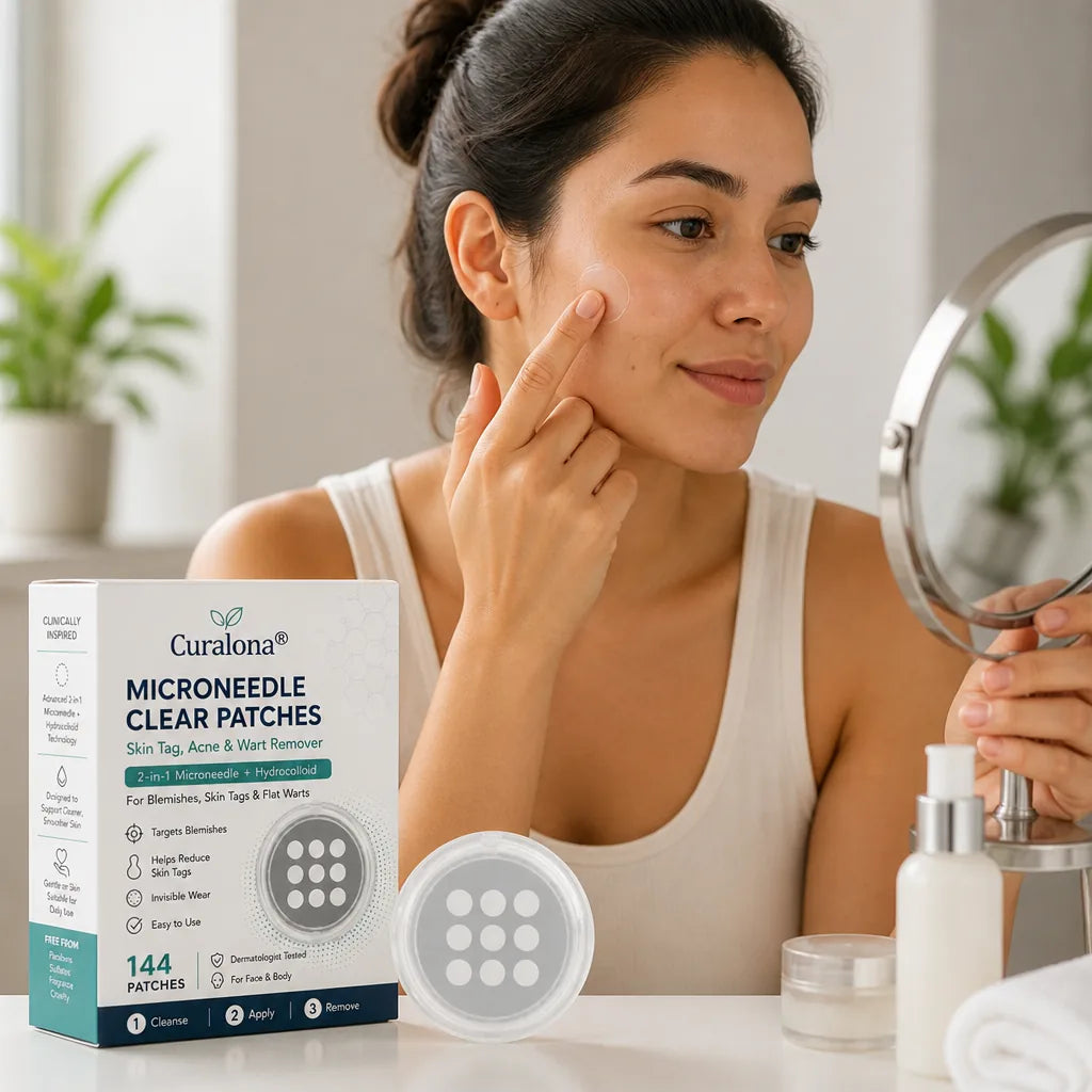 Acne Patch Microneedle Delivery Fast-Acting