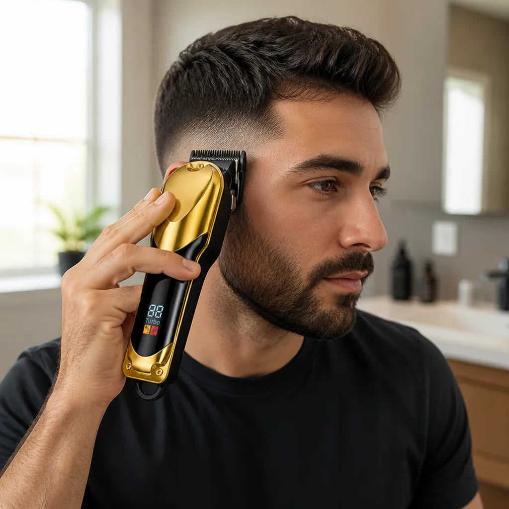 Hair & Beard Trimmer Cordless Rechargeable Adjustable Blade
