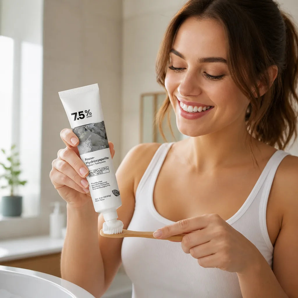 Toothpaste Hydroxyapatite Enamel Repair Fluoride-Free