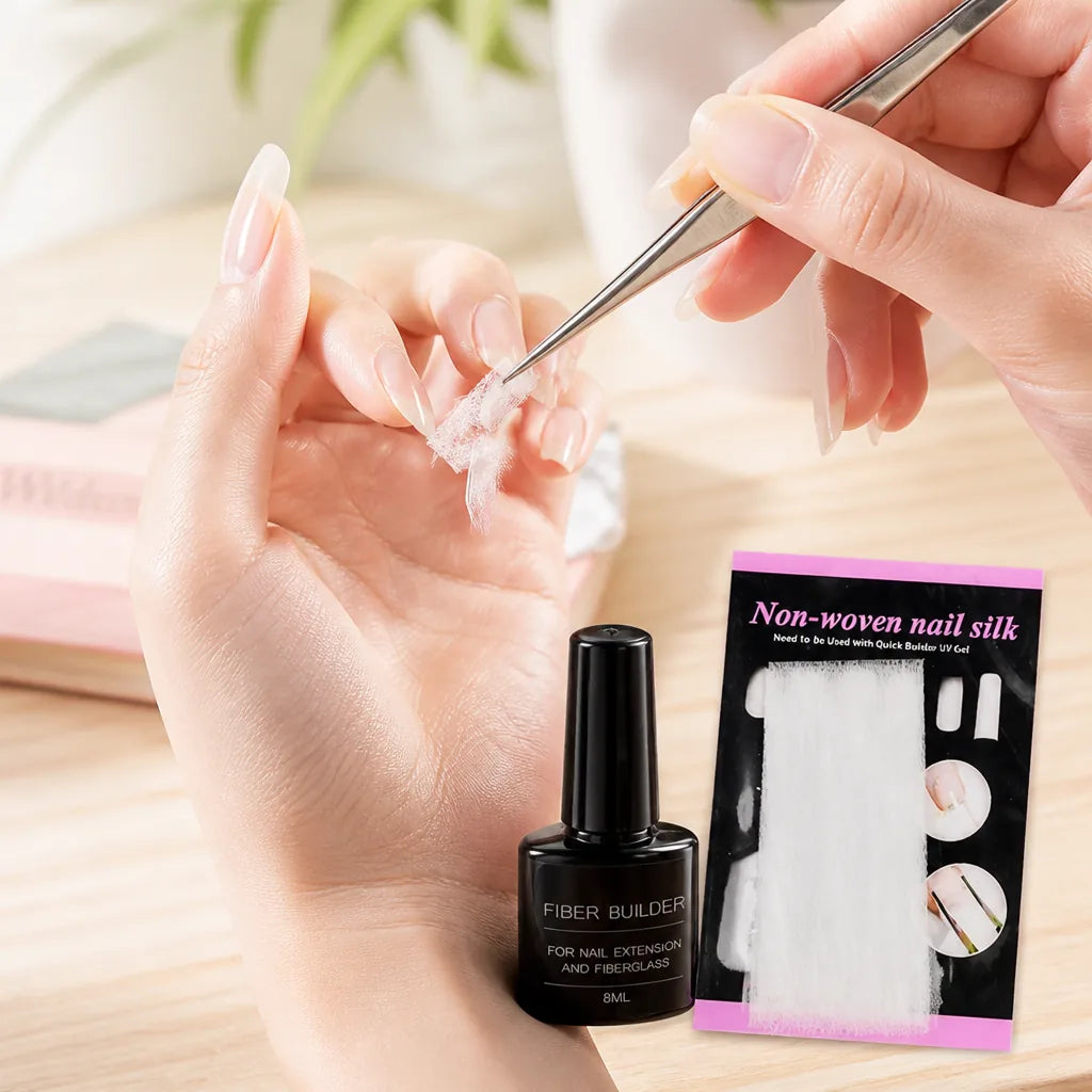 Nail Extension Kit Lightweight Fiberglass Set of 10