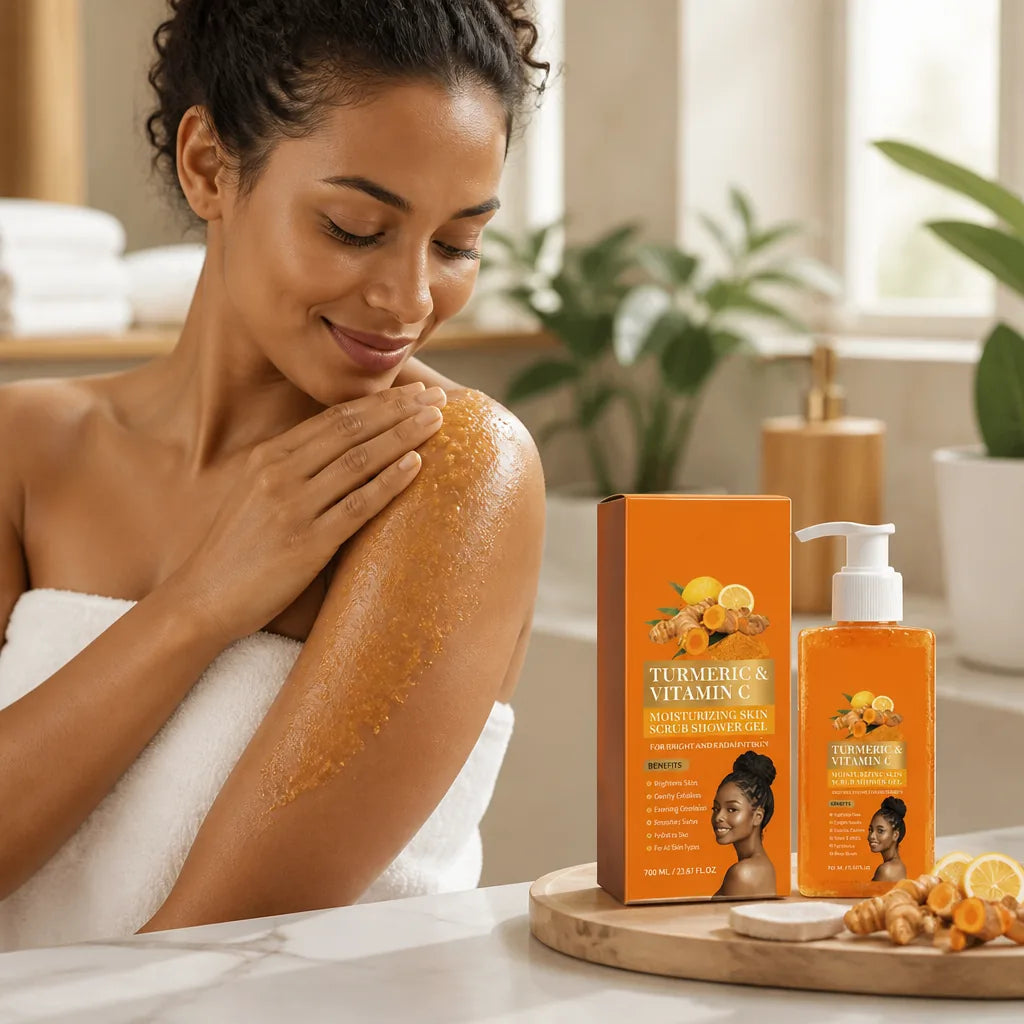 Brightening Scrub Turmeric & Vitamin C Gentle Exfoliation