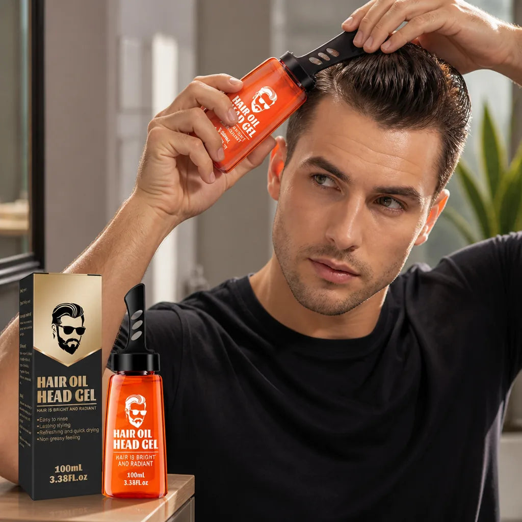 Hair Styling Comb One-Step Gel Argan Oil & Vitamin E