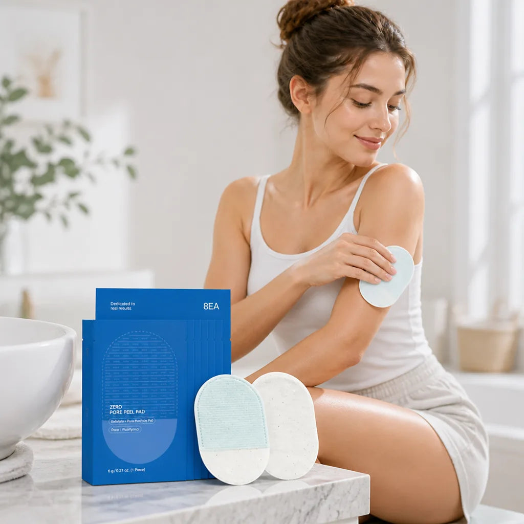 Exfoliating Pads Gentle Buffing For Elbows Knees & Arms