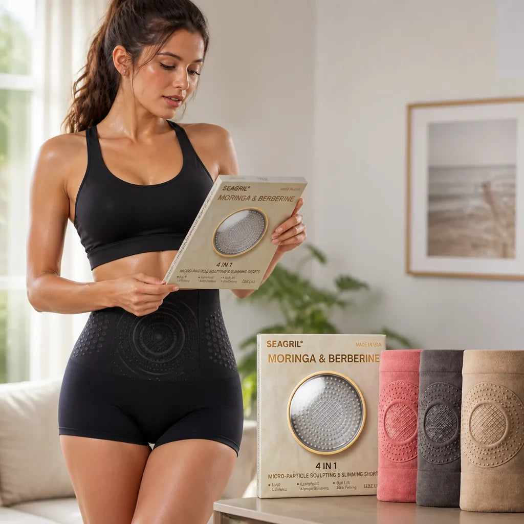 Sculpting Shorts Thermogenic Adaptive Compression Breathable Fabric