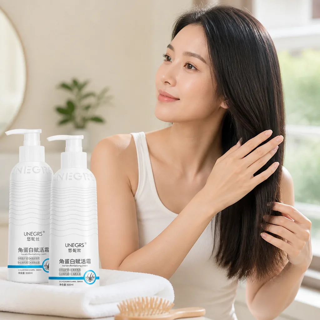 Hair Cream Keratin-Infused Deep Nourishing & Frizz Control