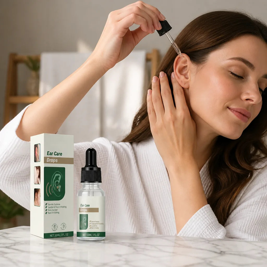 Ear Drops Soothing Non-Irritating Formula & Precision Dropper