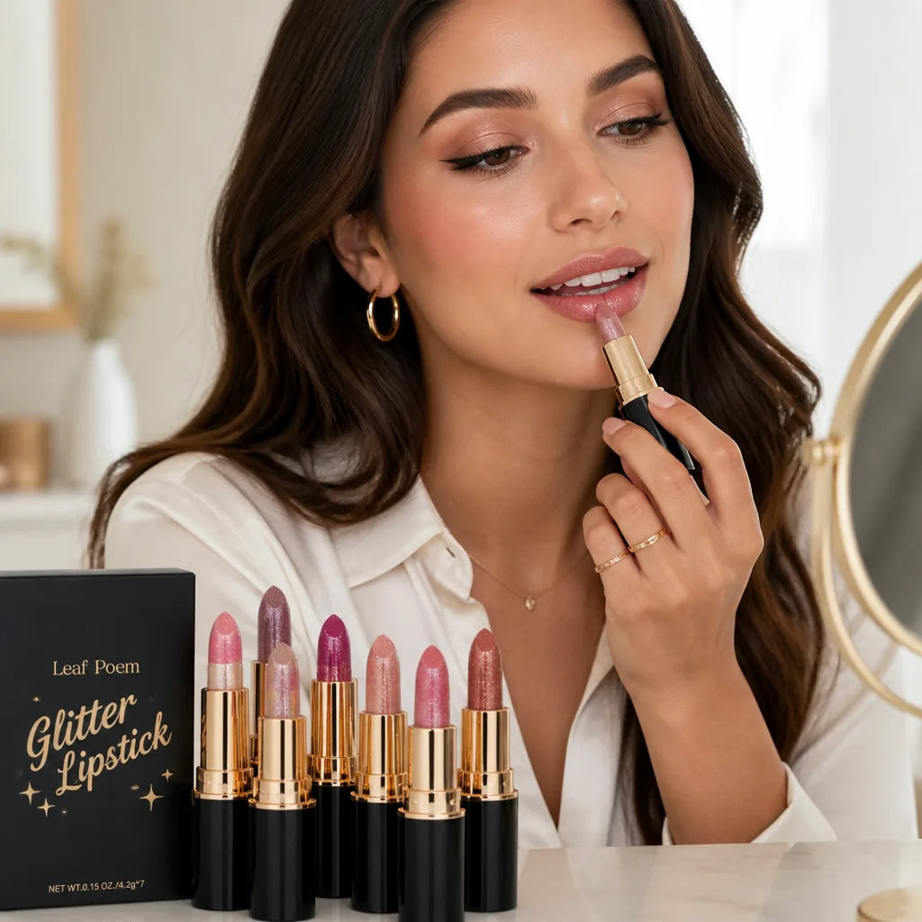 Lipstick Set Diamond-Shine Waterproof Set of 7
