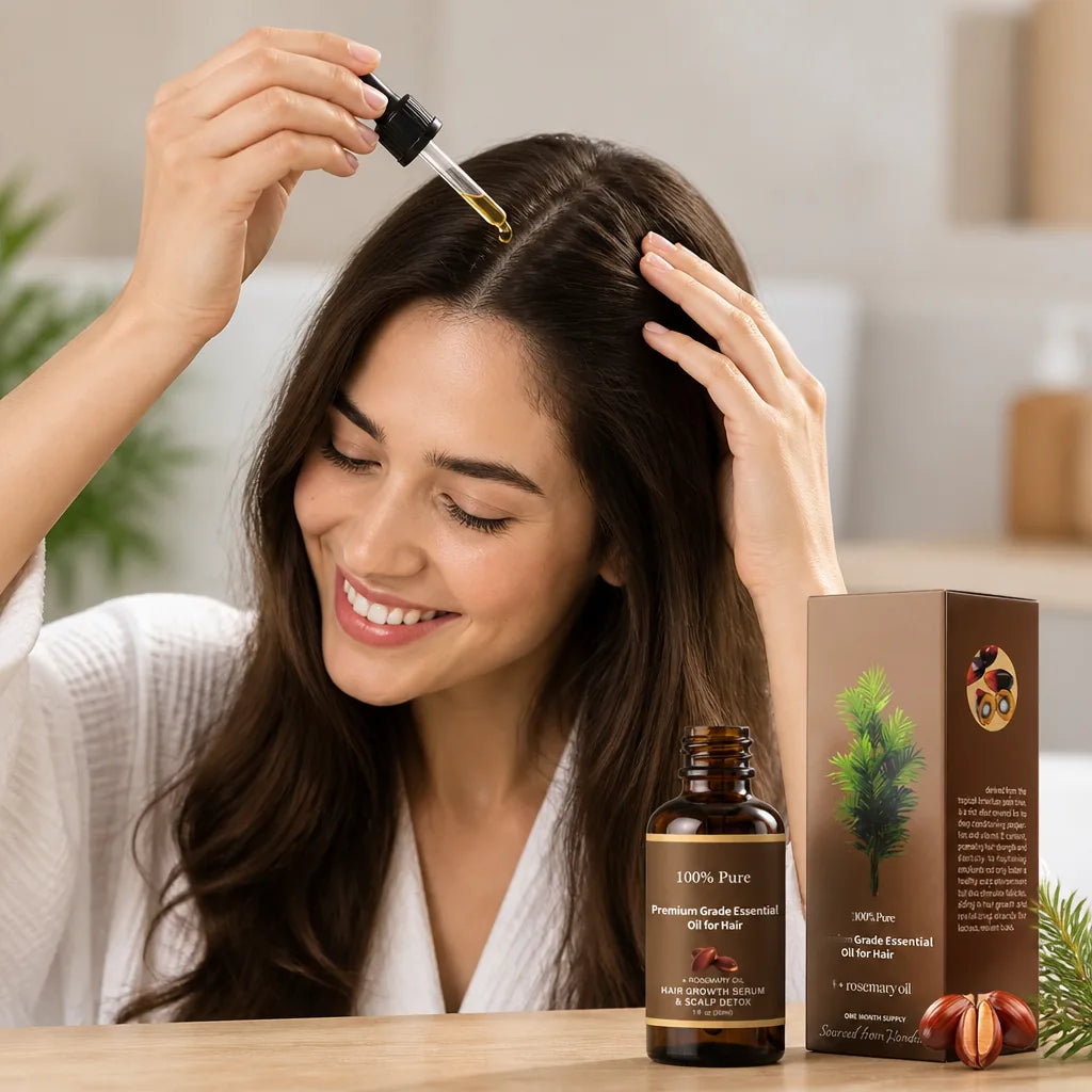 Hair Oil Organic Rosemary Strengthening & Nourishing