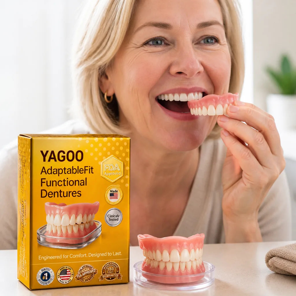 Full Dentures Suction Fit Natural-Looking & All-Day Comfort