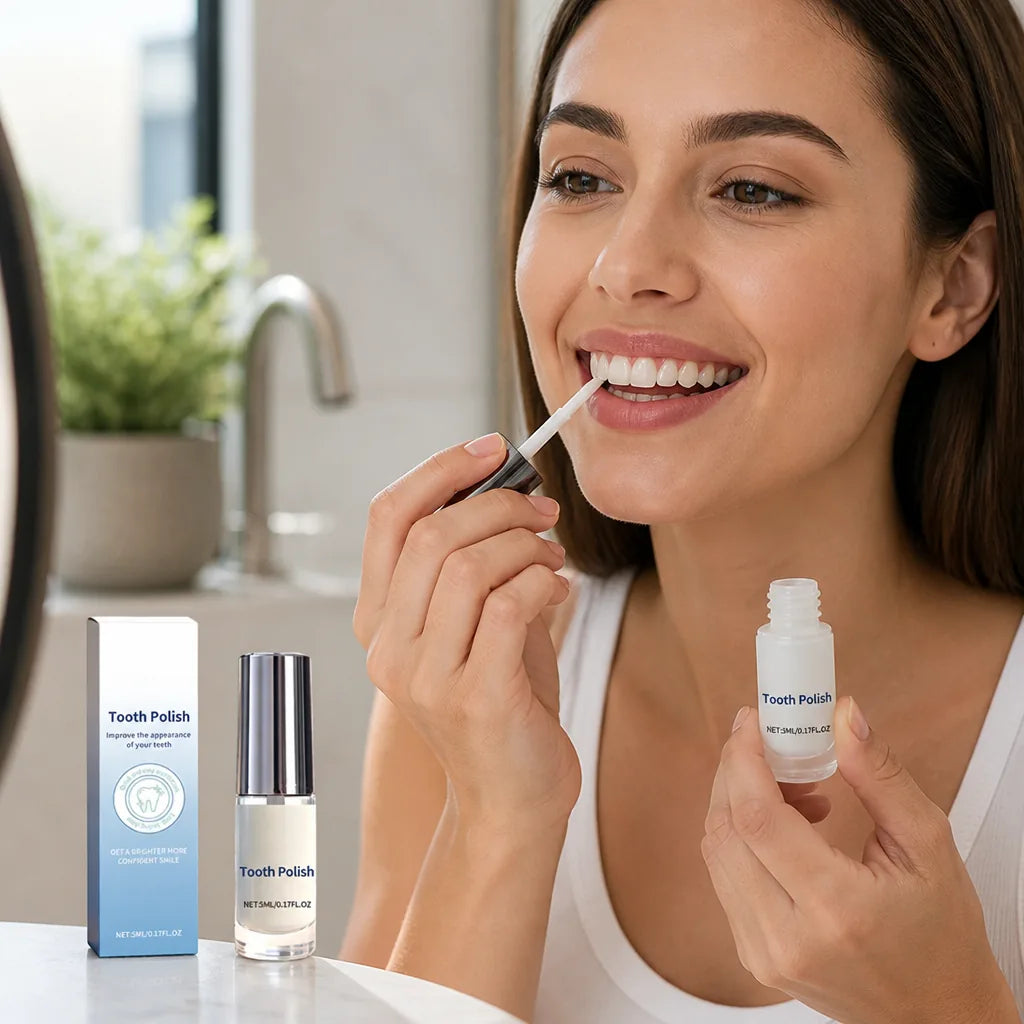 Teeth Whitening Paint Instant Brightening Peroxide-Free Fine-Tip Brush