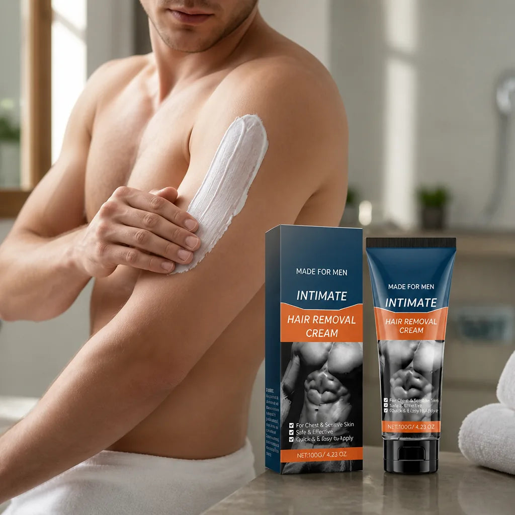 Men's Hair Removal Cream 5-Minute For Coarse Hair