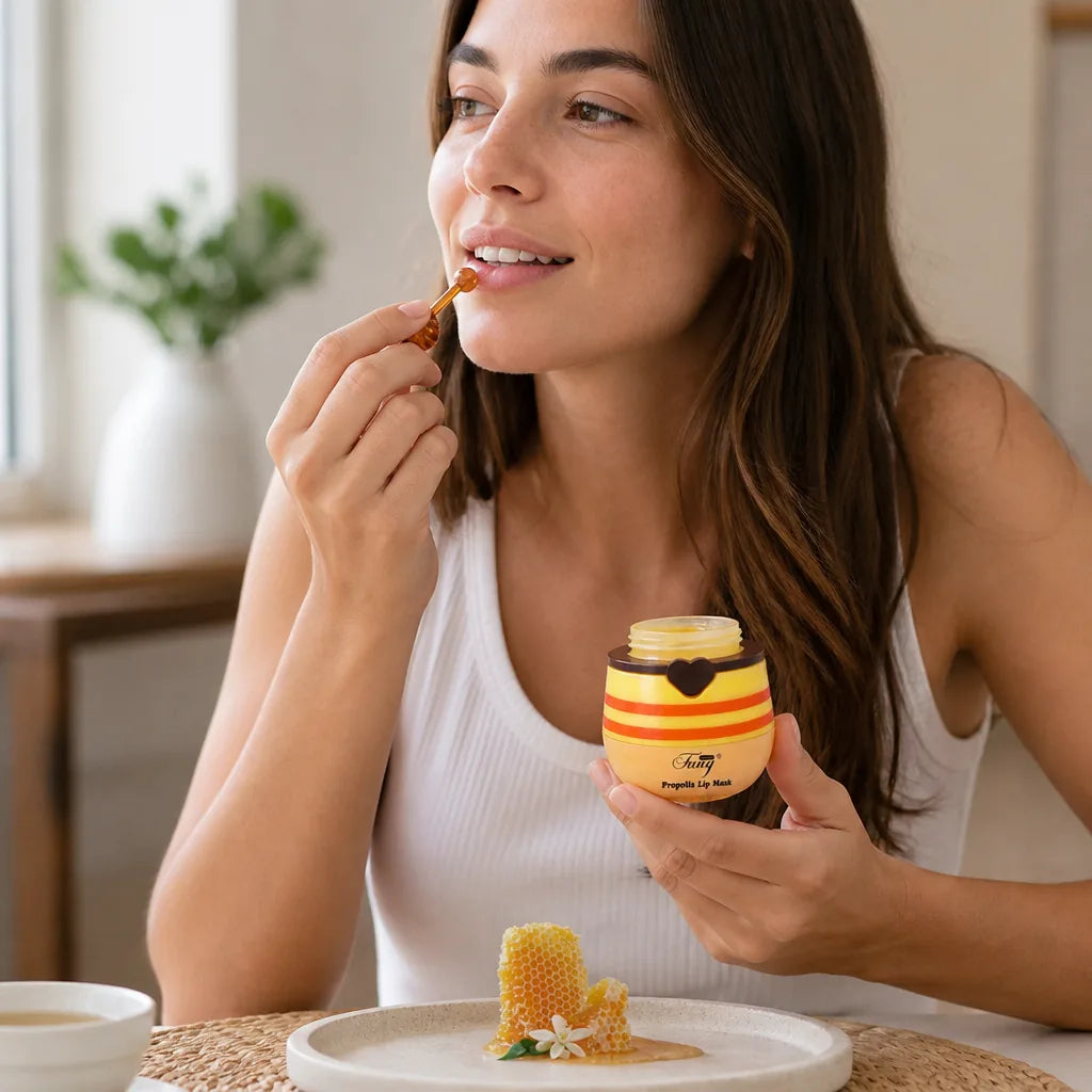 Beeswax Lip Balm Honey-Infused Hydrating Non-Sticky