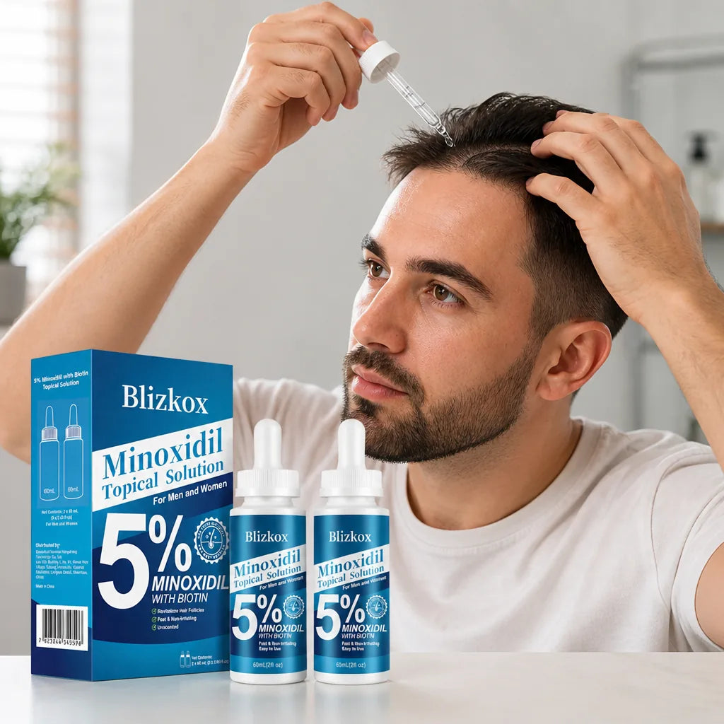 Hair Regrowth Serum 5% Minoxidil Biotin