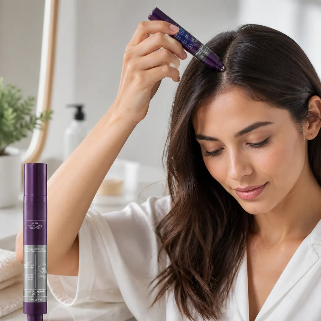 Scalp Roll-On Serum Cooling Metal Tip Biotin & Niacinamide