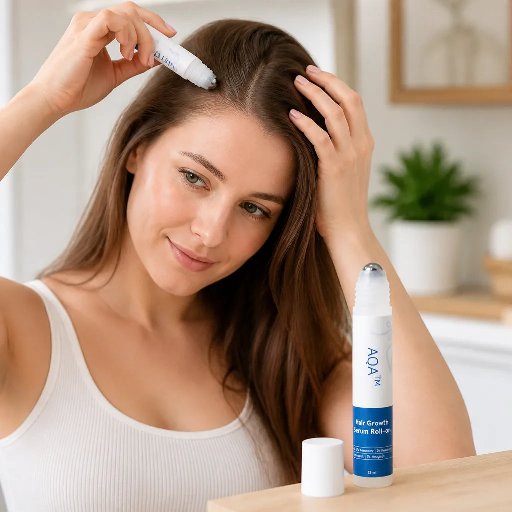 Hair Growth Serum Precision Stainless-Steel Roller Redensyl & Aminexil