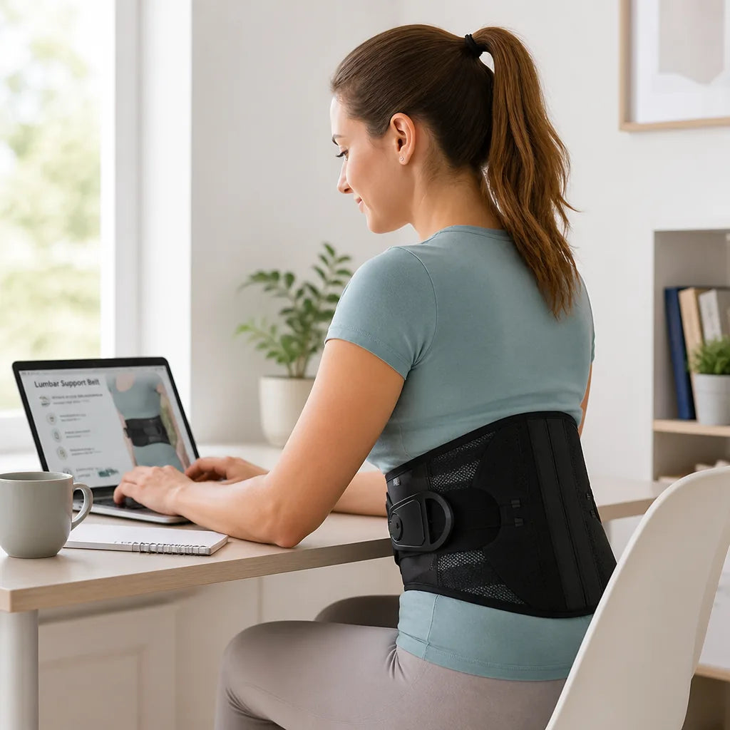 Lumbar Support Belt Targeted Support Adjustable & Discreet