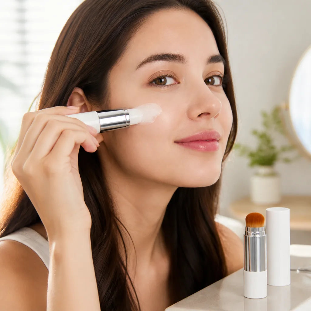 Foundation Stick Color-Adapting Skincare-Infused Detachable Brush