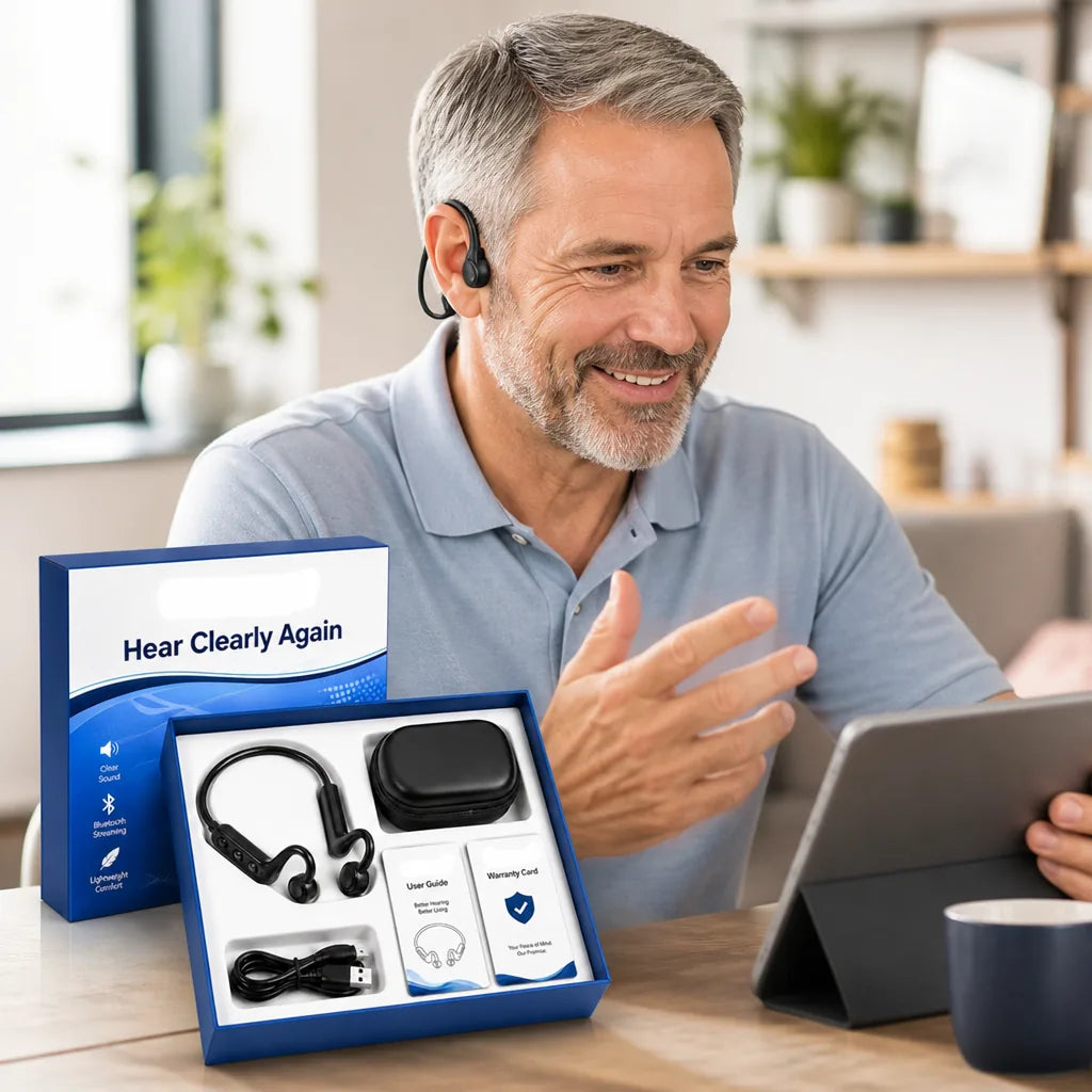 Hearing Aid Smart Sound & Noise Reduction Rechargeable All Day