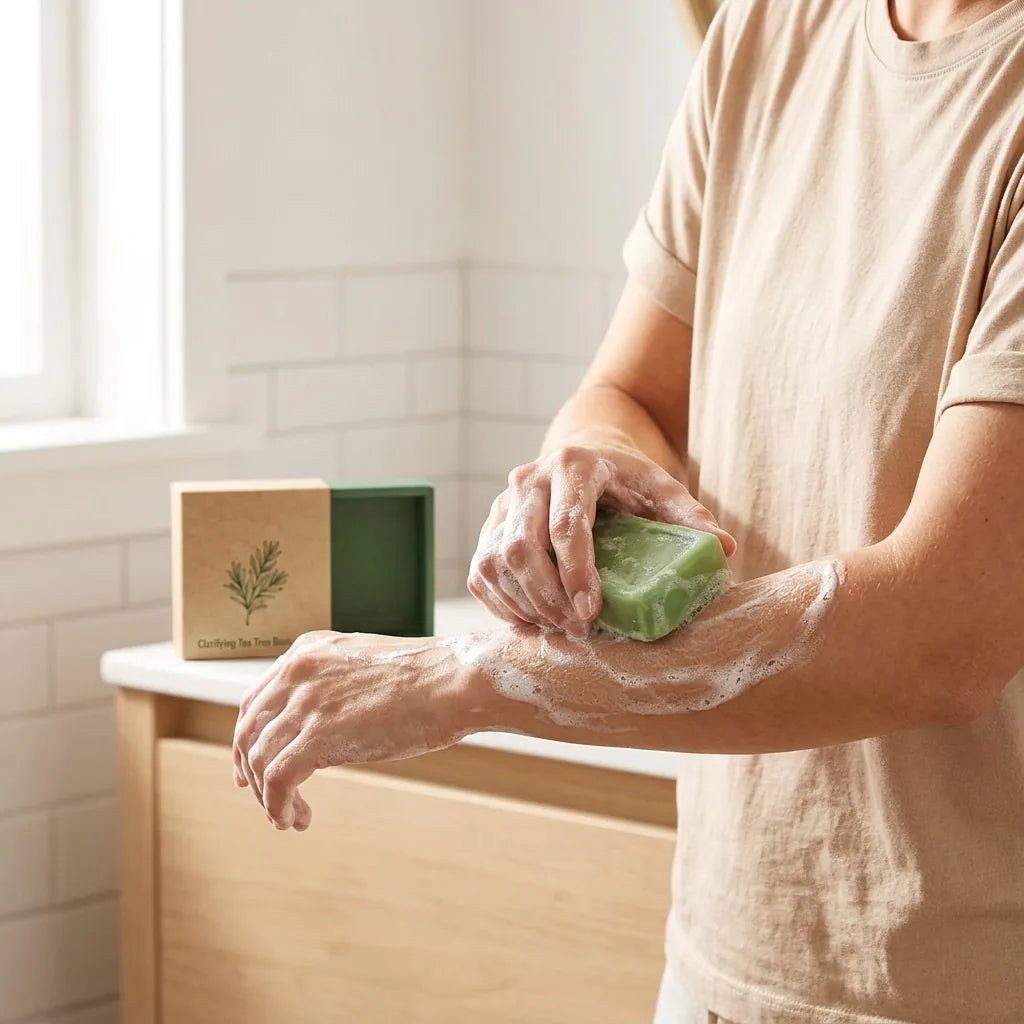 Body Soap Bar Clarifying Tea Tree & Witch Hazel