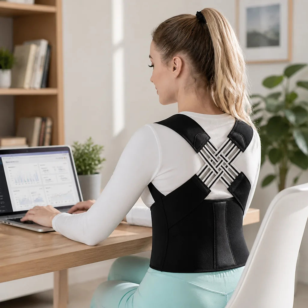 Posture Support Belt Ergonomic Breathable Adjustable