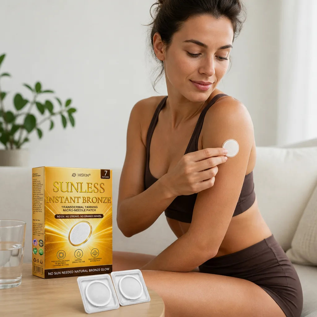 Tanning Microneedle Patch Peptide Activated Gradual Bronze