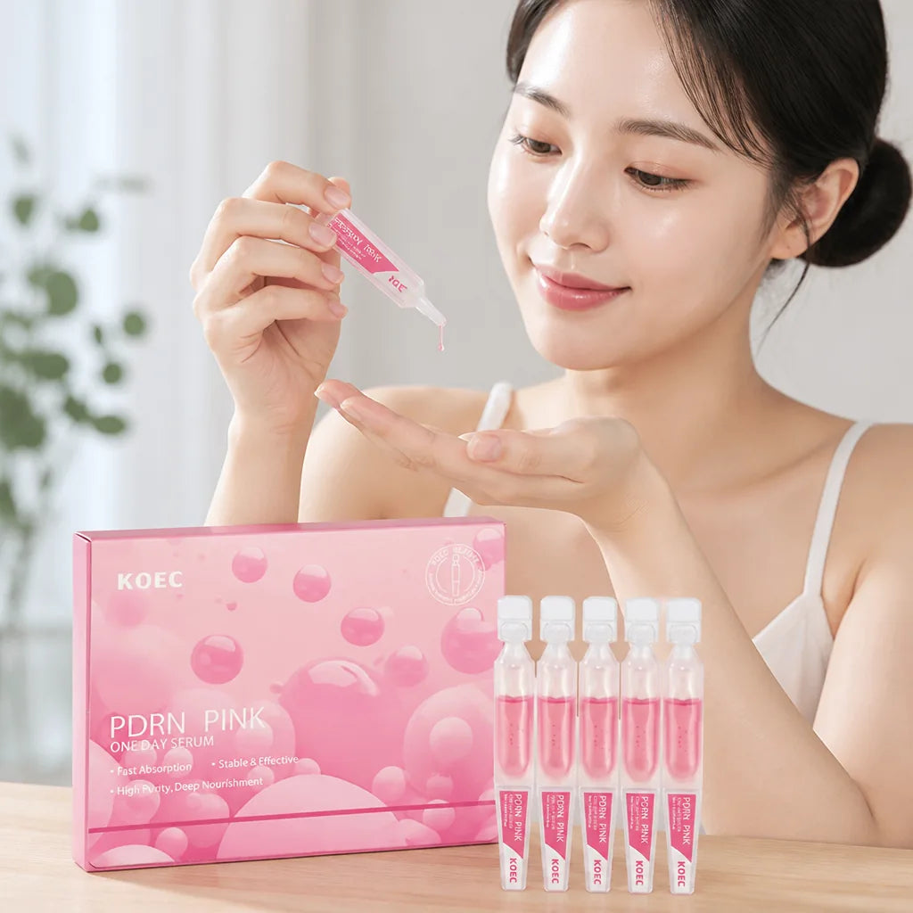 Facial Ampoule Salmon PDRN Hyaluronic Acid Set of 10