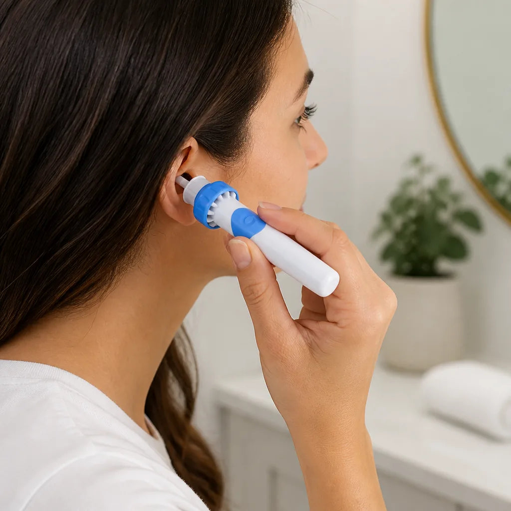 Earwax Cleaner Gentle Suction Washable Silicone Tips