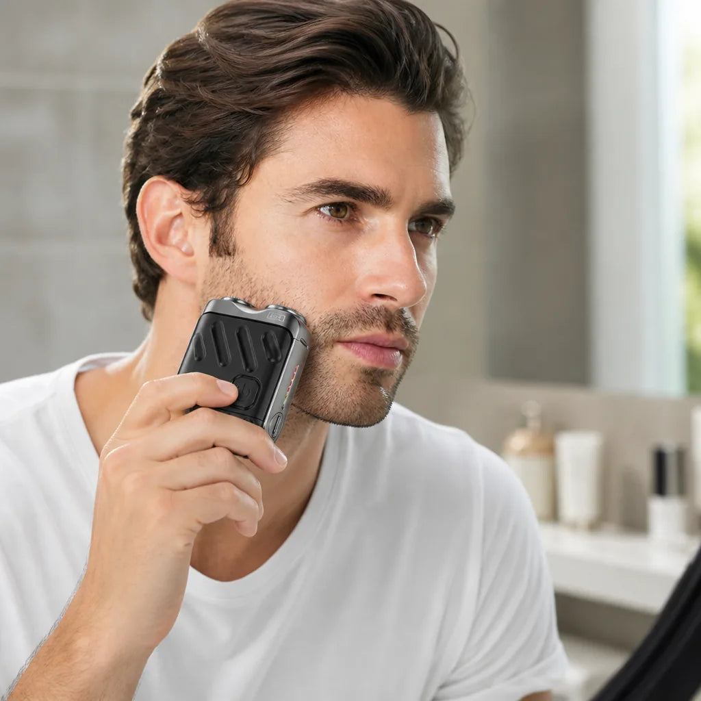 Electric Shaver Dual-Ring Rotary 100% Waterproof