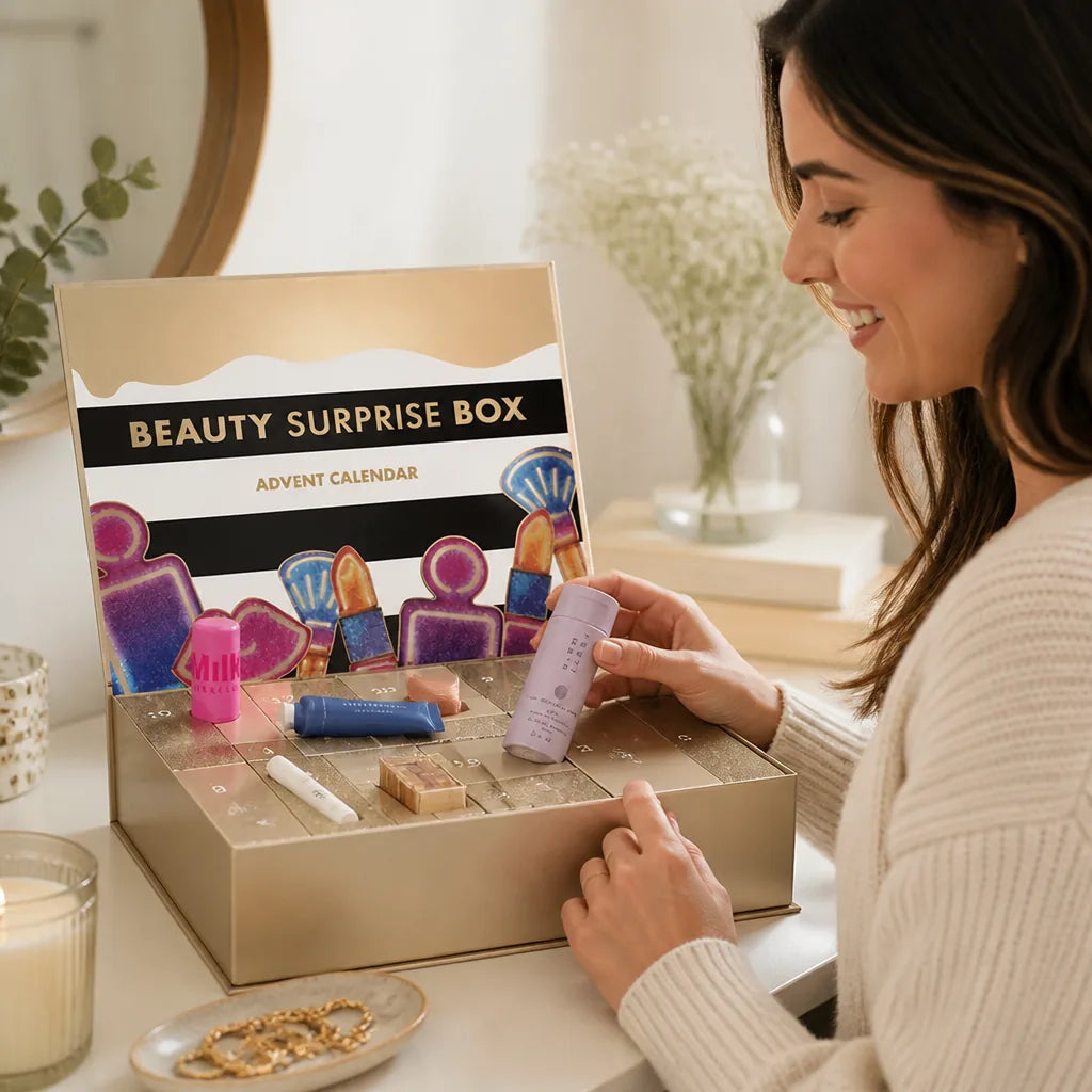 Beauty Advent Calendar 24-Day Curated Skincare Makeup Haircare
