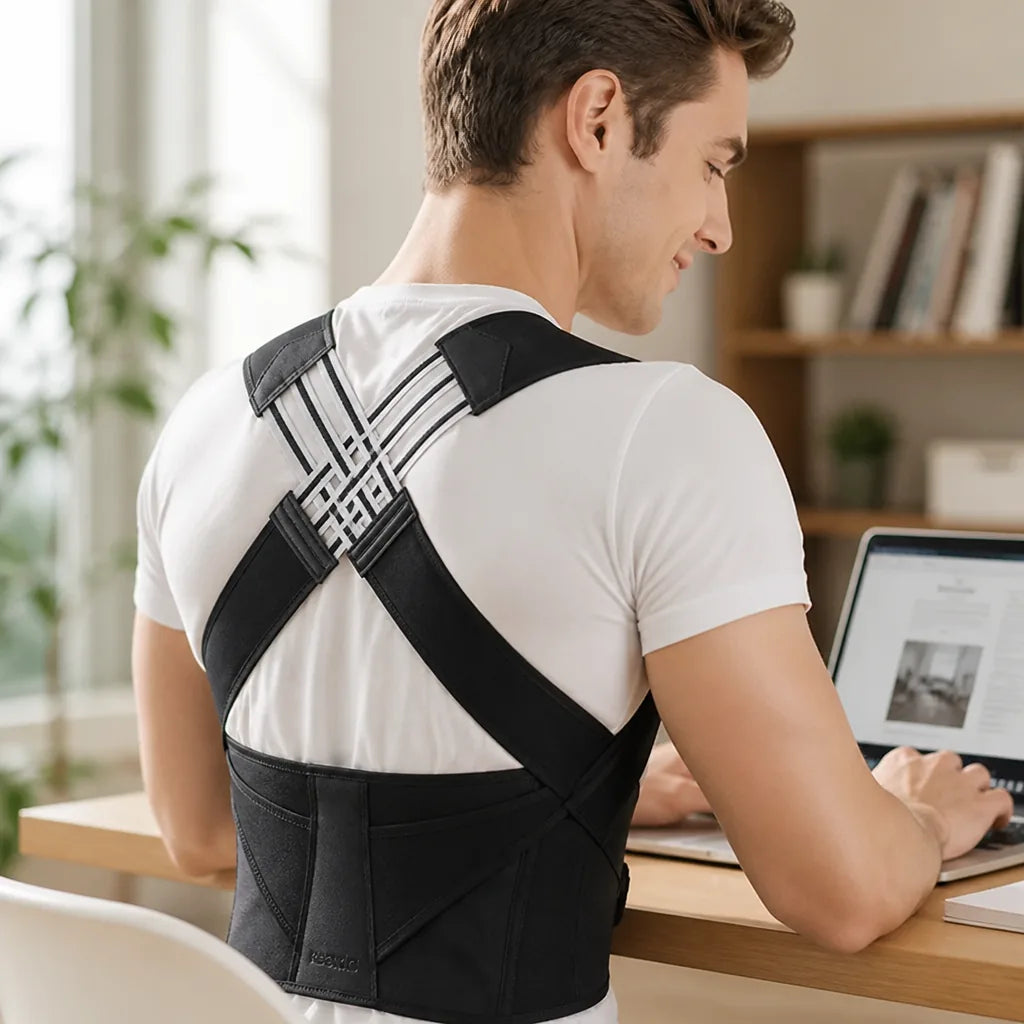 Posture Brace Adjustable Back & Shoulder Support