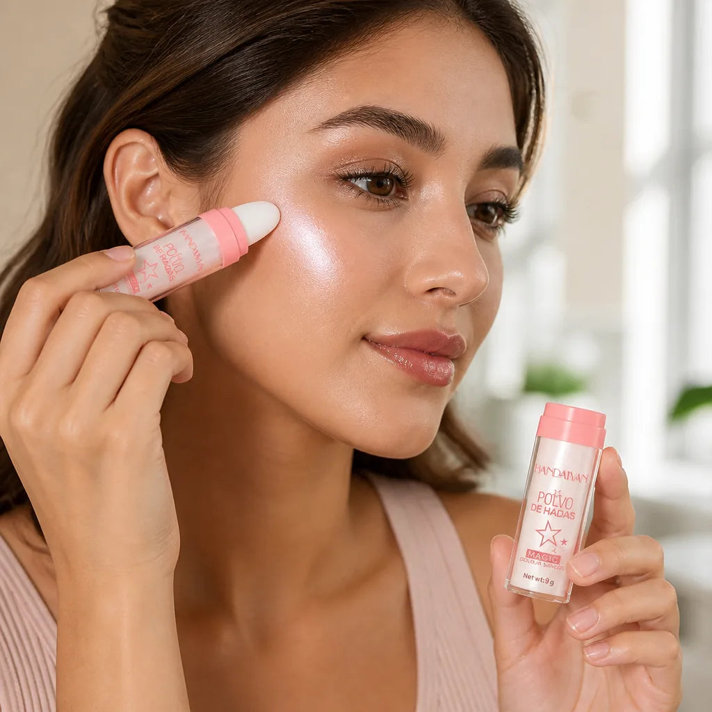 Highlighter Pen Sponge Foam Tip Long-Lasting Shimmer