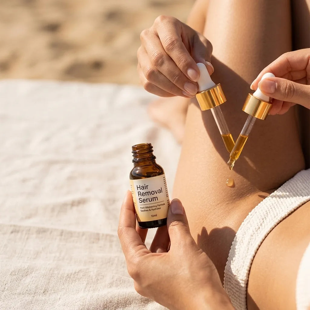 Hair Removal Serum Root-Weakening Formula Soothes & Hydrates 10ml